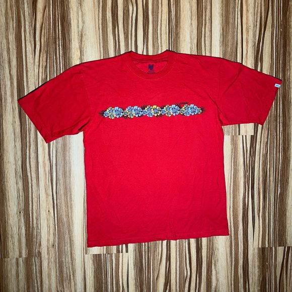 Speedo Red Floral Men's Tee - Picture 1 of 7